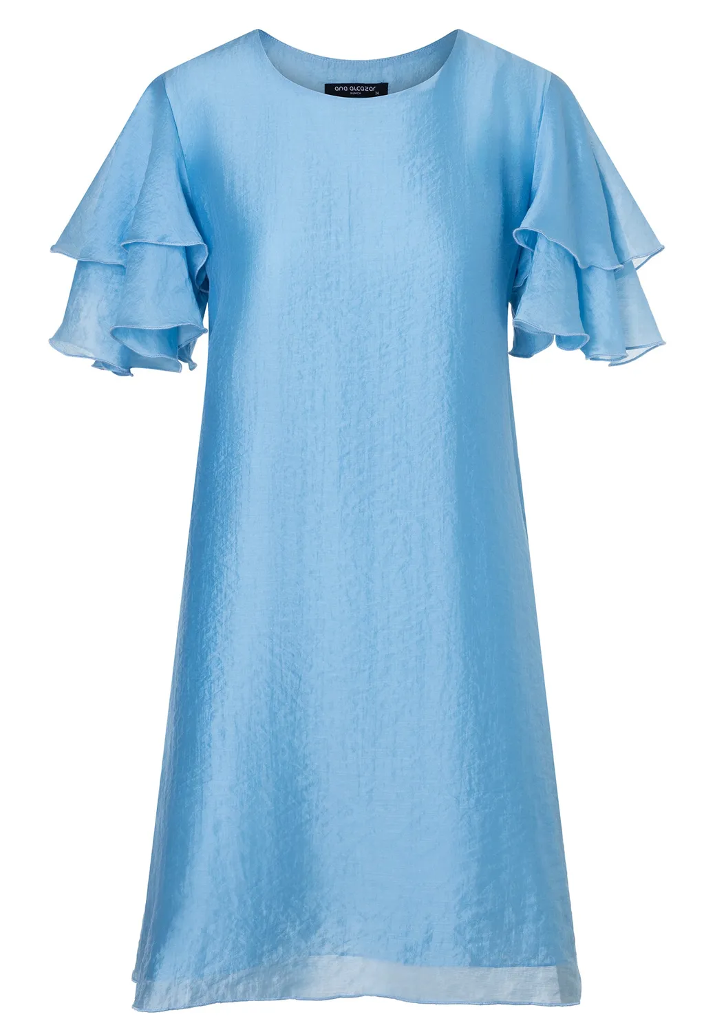 Ana Alcazar Duzia abito balze mini azzurro lyocell