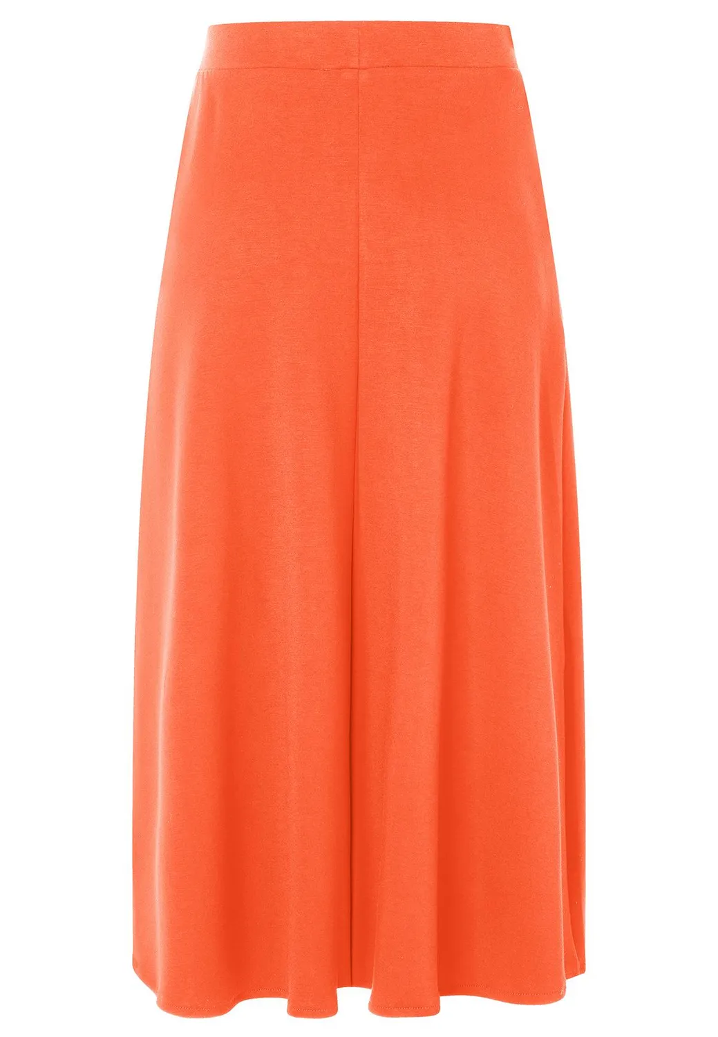 Ana Alcazar Sekiny gonna midi arancione jersey