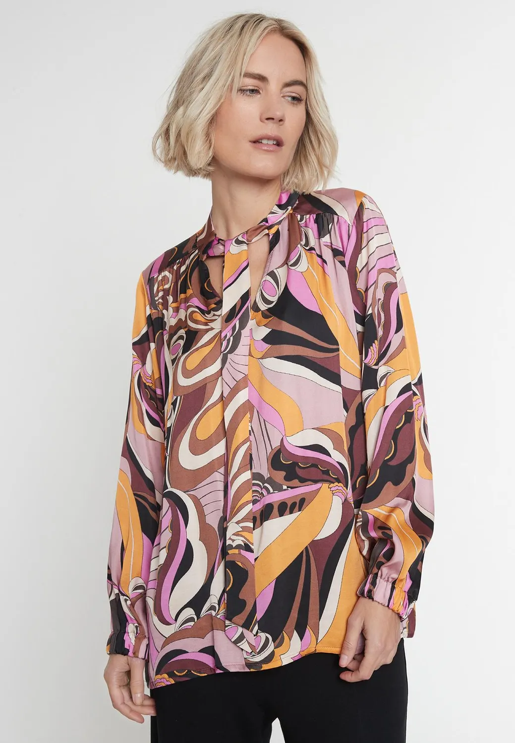 Ana Alcazar Malony Camicia Maniche Lunghe Fiocco