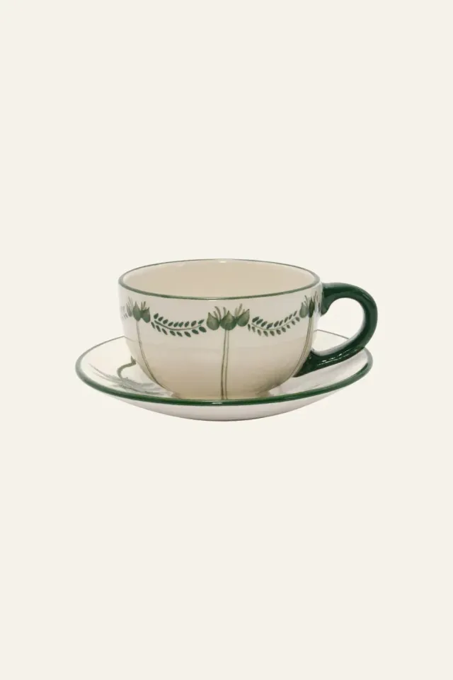Johanna Ortiz Katios set caffè 2 pezzi ceramica verde