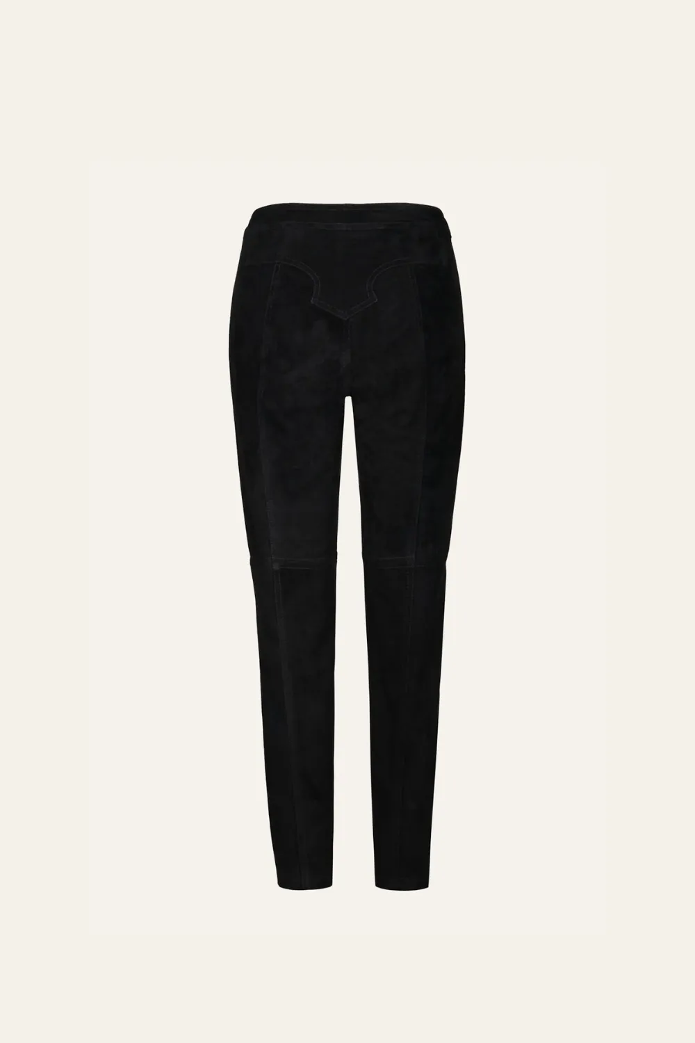 Johanna Ortiz Shadow Origin pantalone pelle nero
