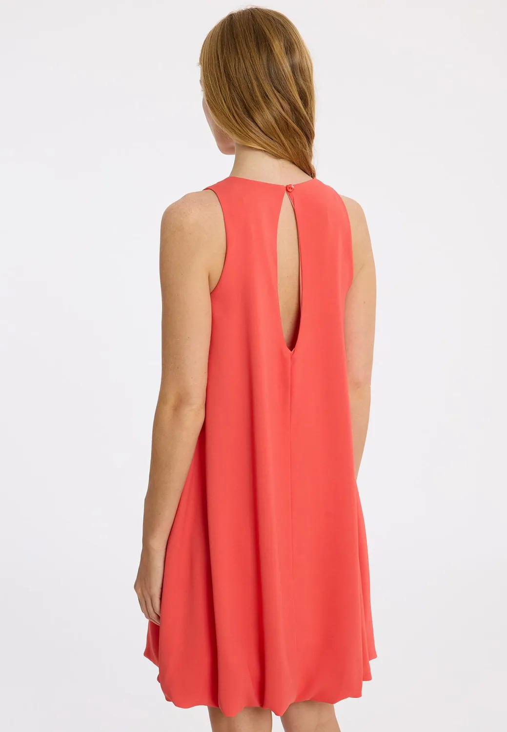 Ana Alcazar Zamini vestito corallo palloncino