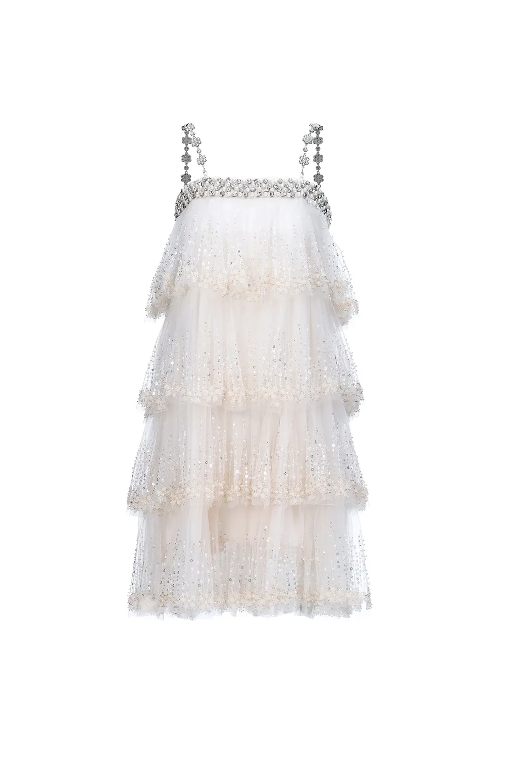 Bella Barnett Umeko mini paillettes balze beige