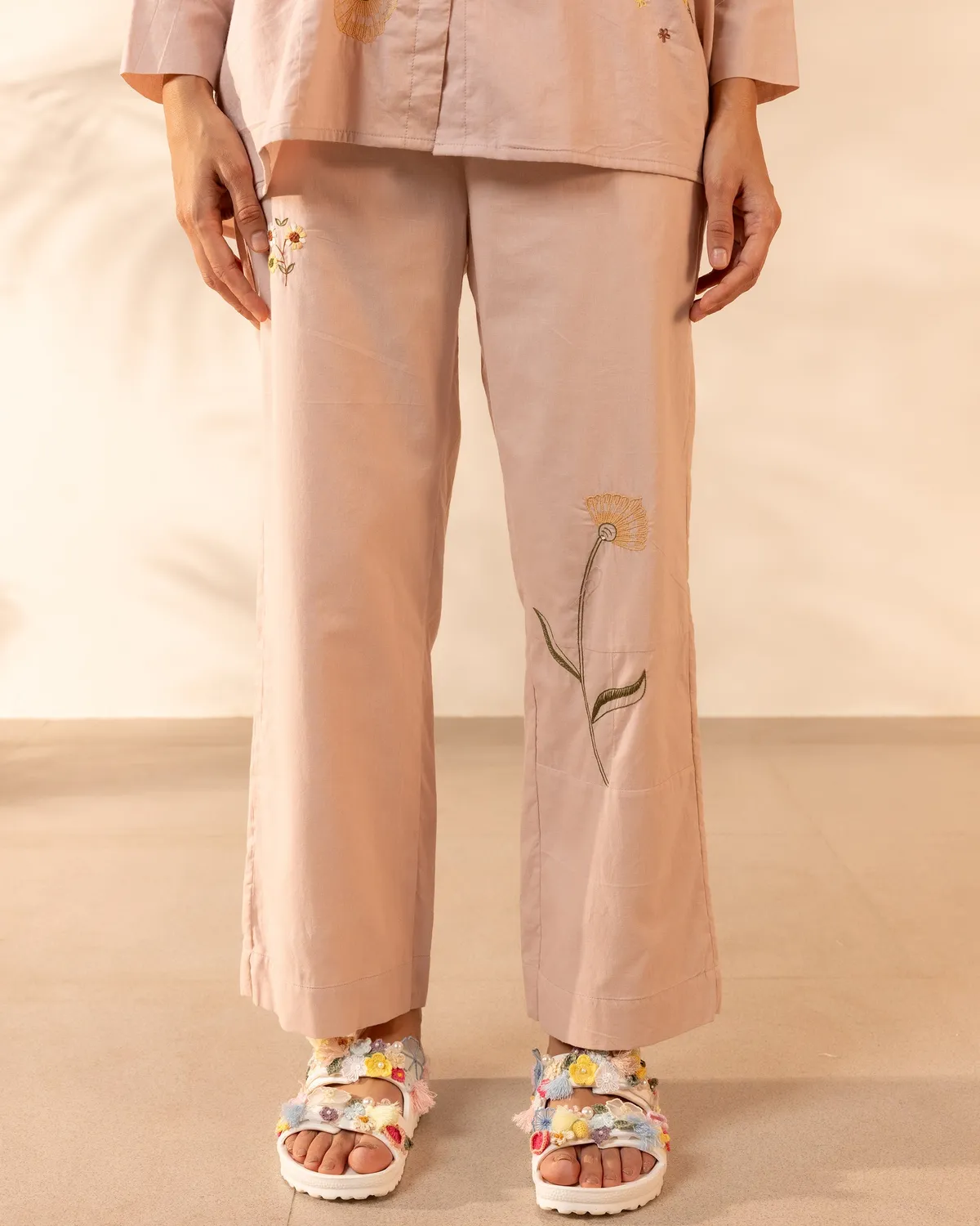 Our Dve Apricot completo cotone rosa flamingo