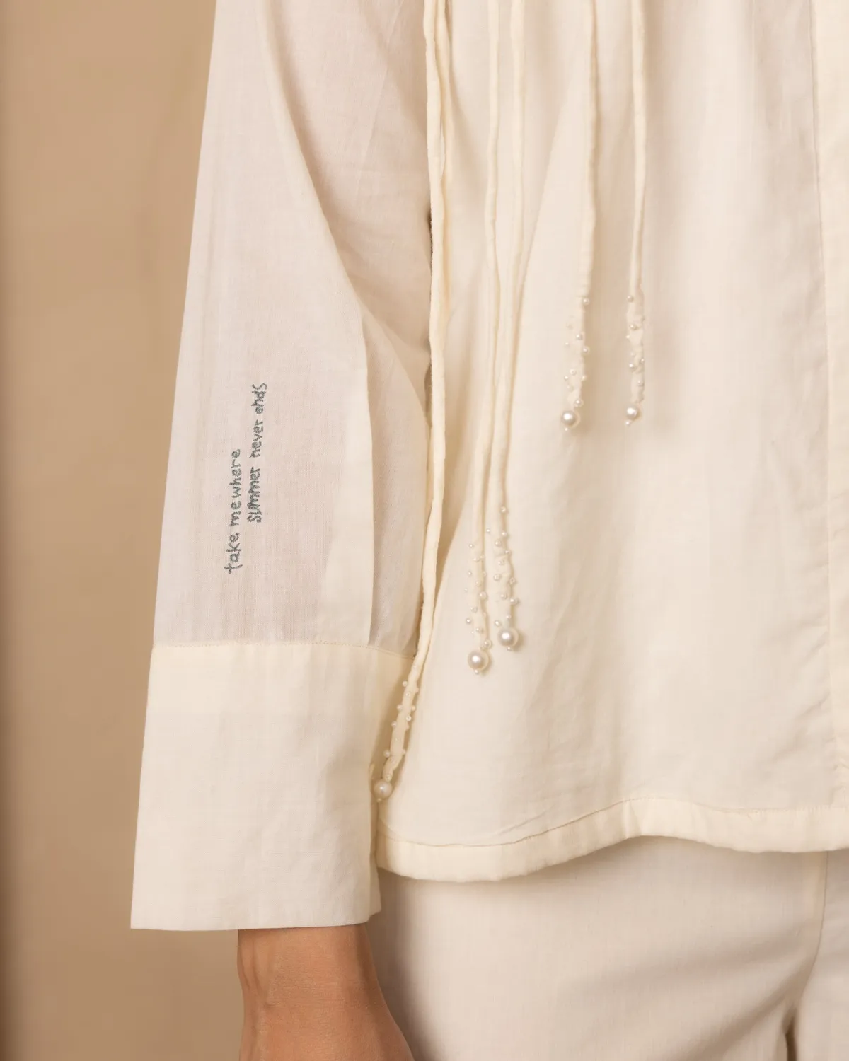 Our Dve Nautica Celeste set beige cotone