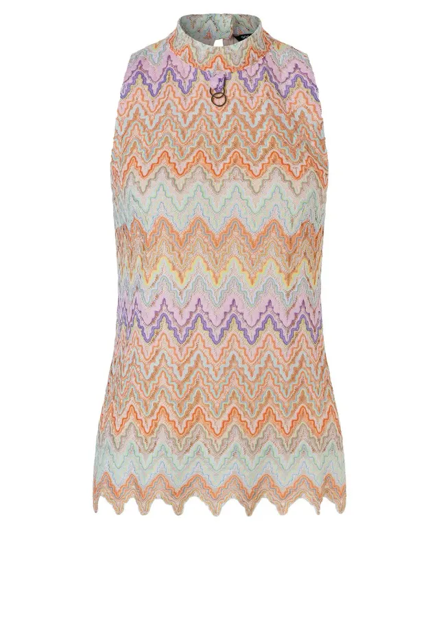 Ana Alcazar Zecora top maglia traforata pastello