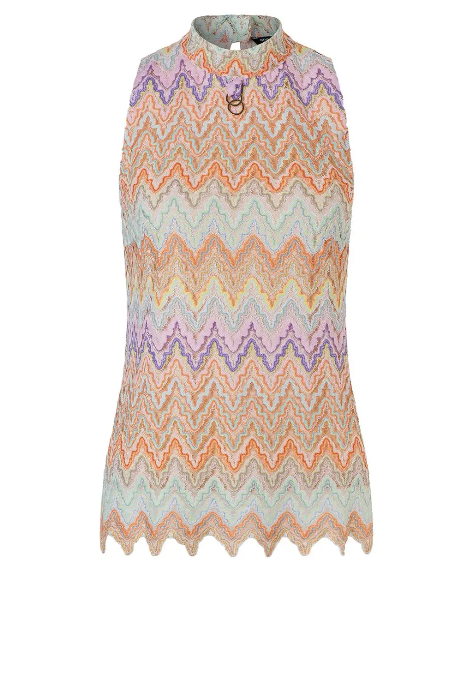 Ana Alcazar Zecora top maglia traforata pastello