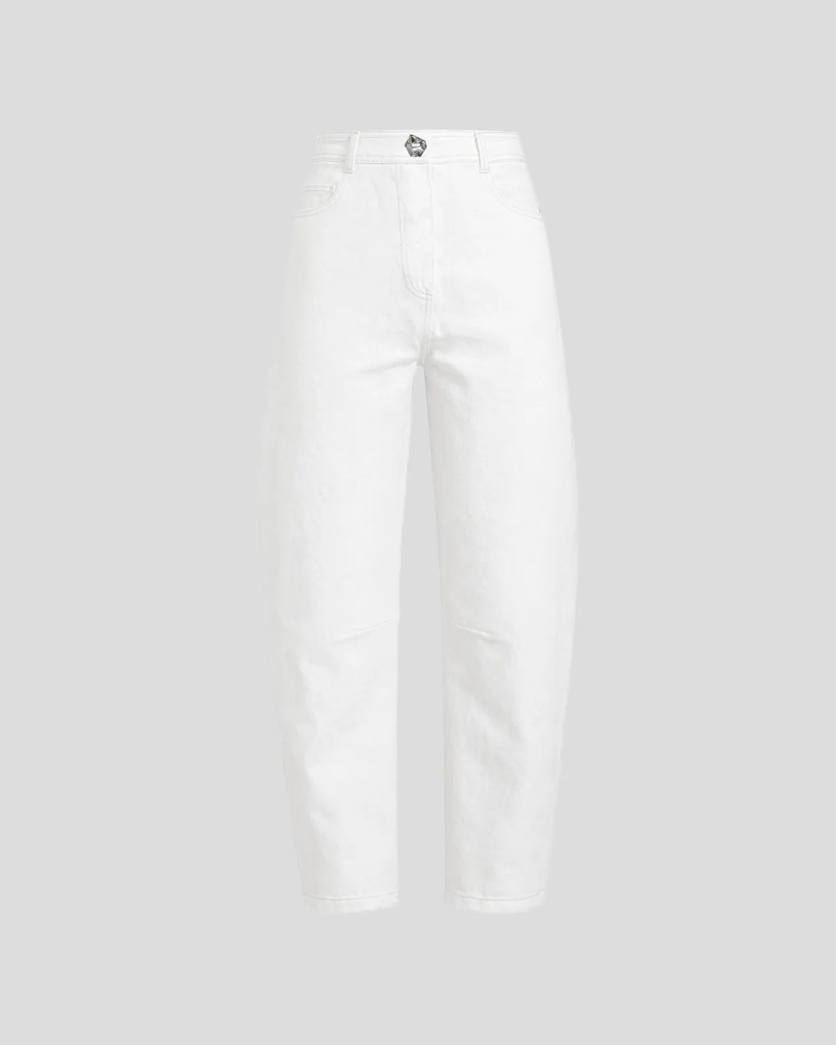 Violante Nessi Andy jeans bianchi denim bio barrel