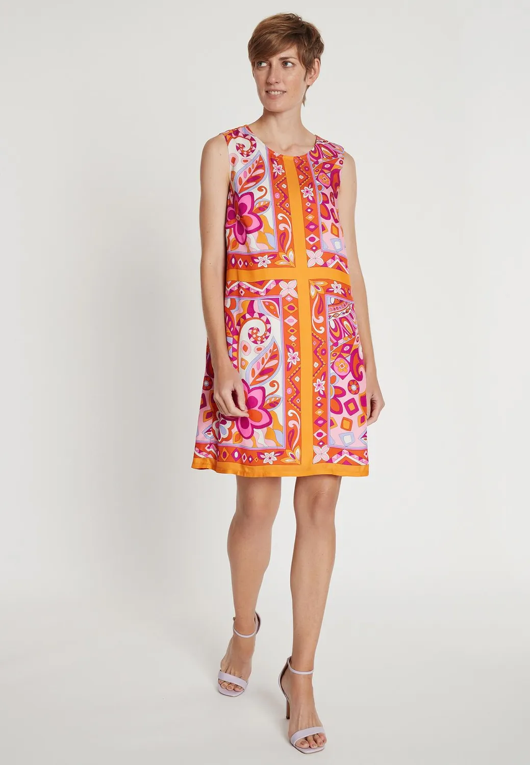 Ana Alcazar A-Shaped Dress Lara vestito linea A fiori