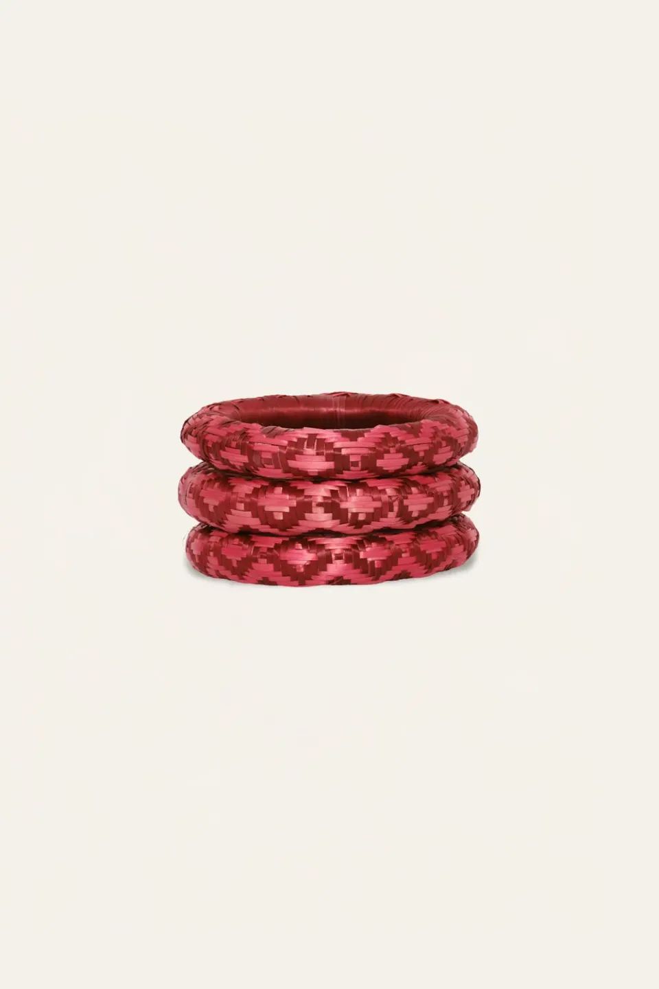 Johanna Ortiz Dancer’s Essence bangles paglia rosa set