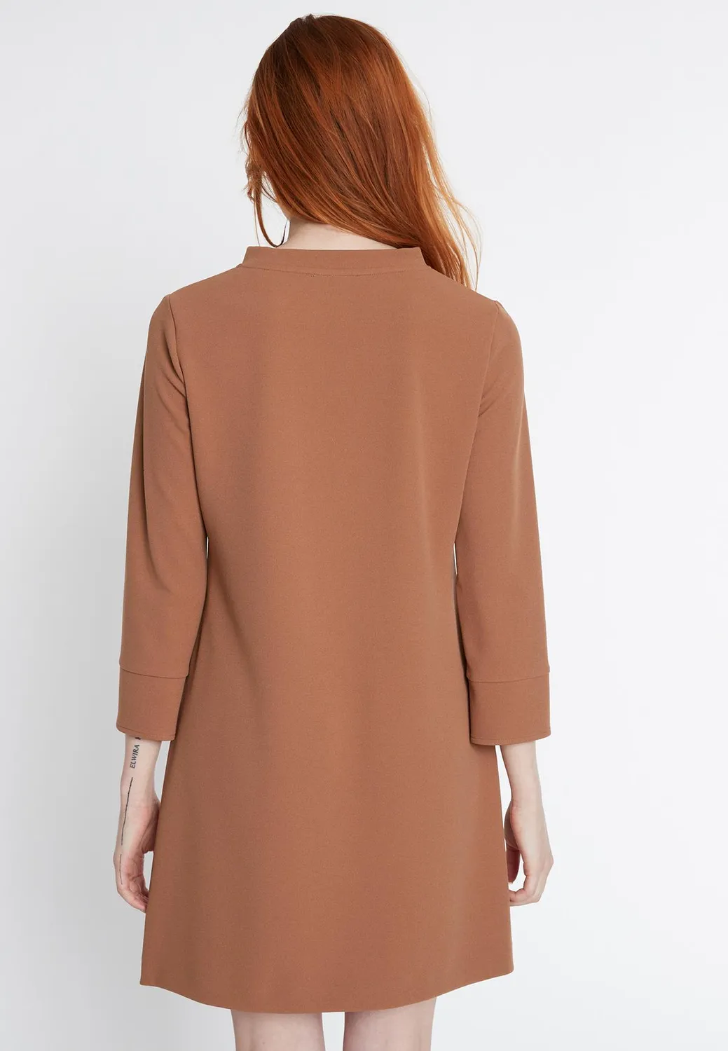Ana Alcazar Sidesa abito anni 60 beige fibbie