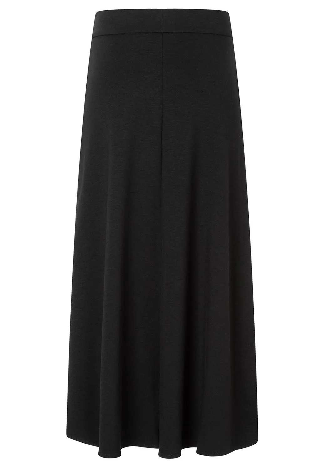 Ana Alcazar Sitana gonna midi nera jersey tasche