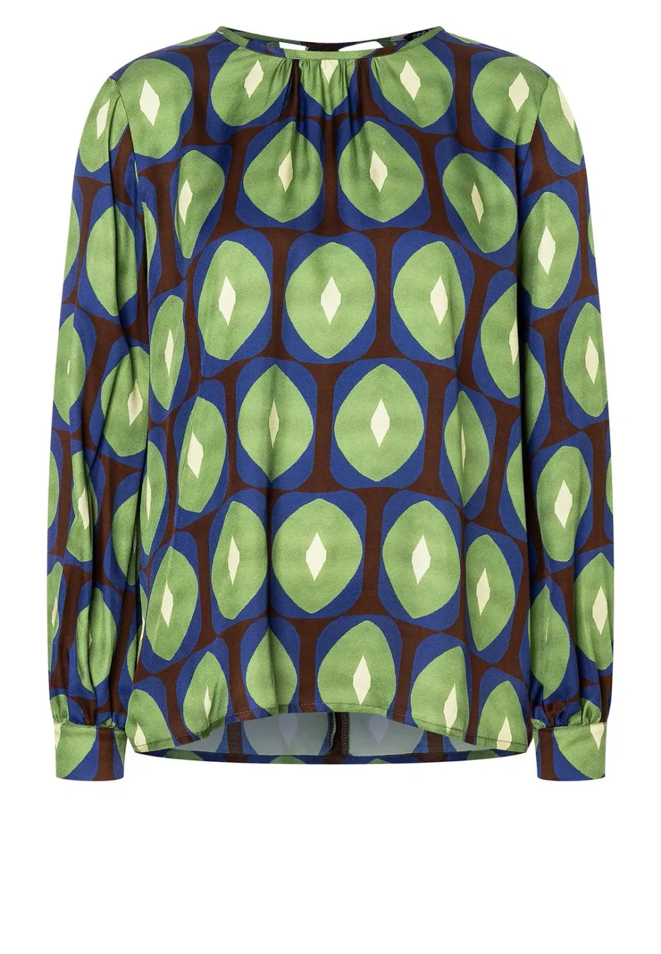 Ana Alcazar Maanis top blusa raso taglio casual