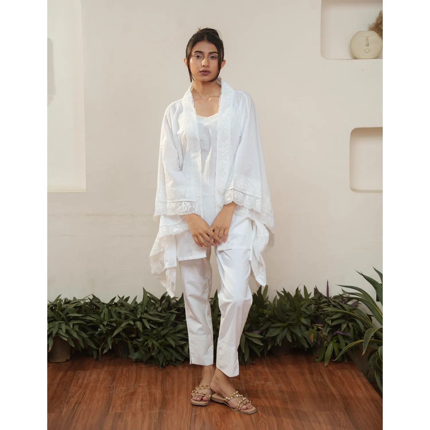 Our Dve Capsule 17 set 3 pezzi bianco cotone