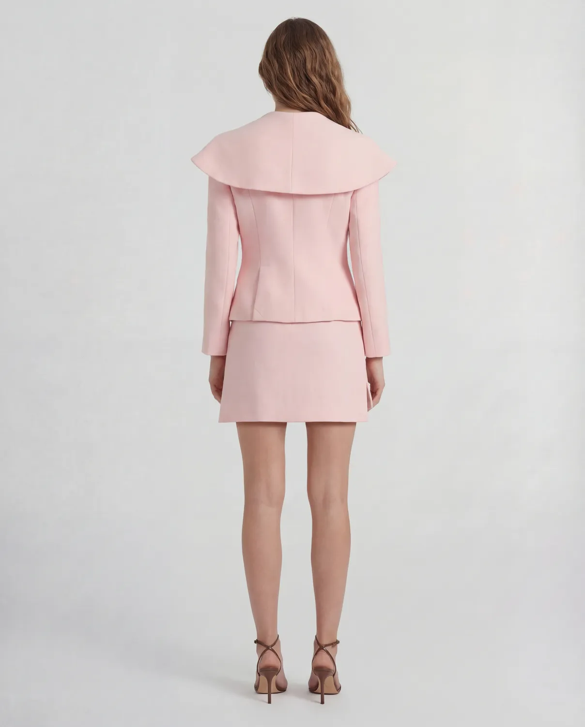Violante Nessi Amato Blazer Lana Rosa Mantella