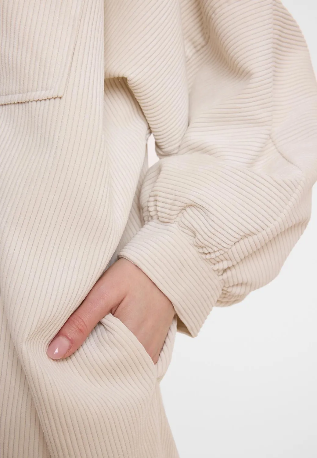 Ana Alcazar Adidi abito camicia velluto grigio