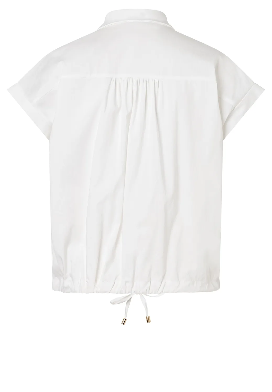 Ana Alcazar Draen blusa bianca strass elegante