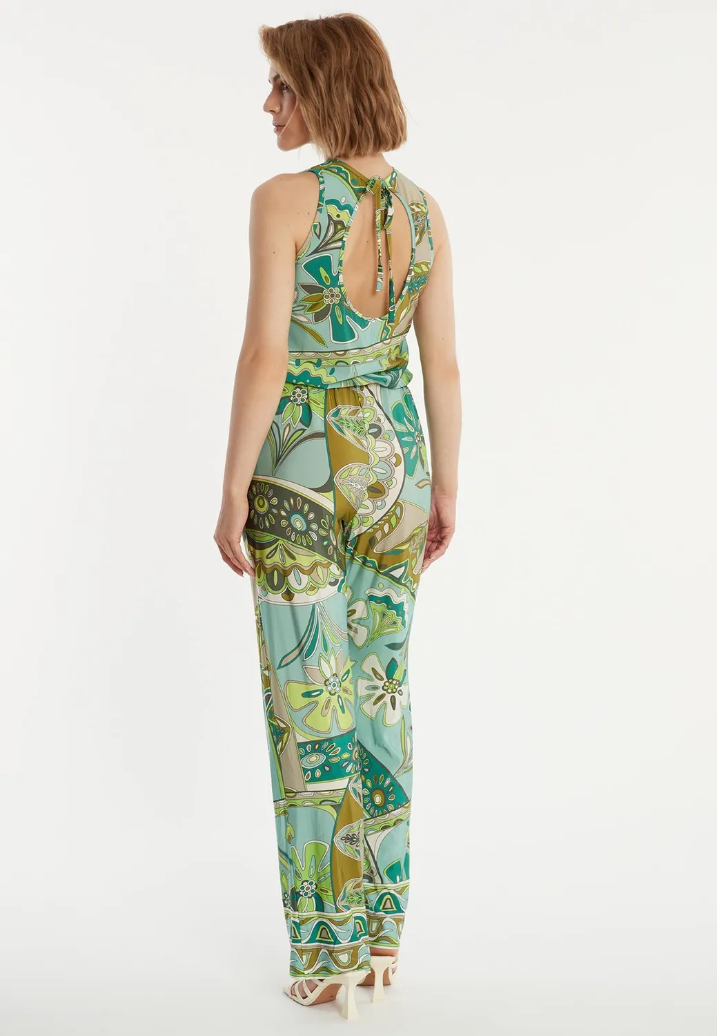 Ana Alcazar Zimea tuta jumpsuit viscose verde