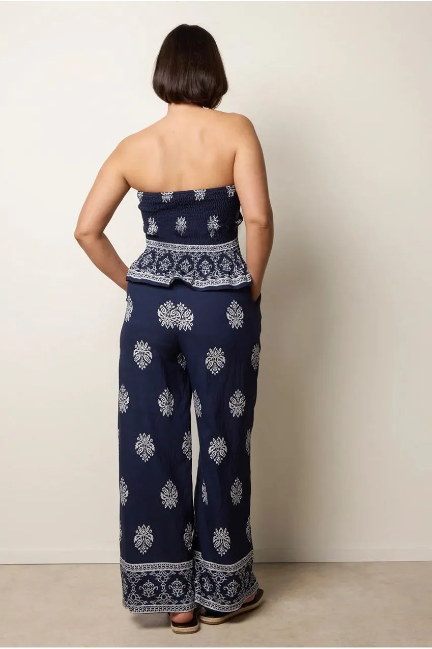 Blue Vanilla set top pantaloni navy S/M