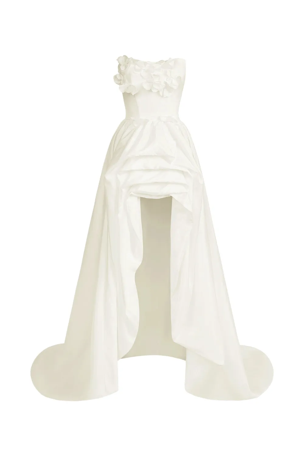 Bella Barnett Tabitha abito maxi bianco fiori senza maniche