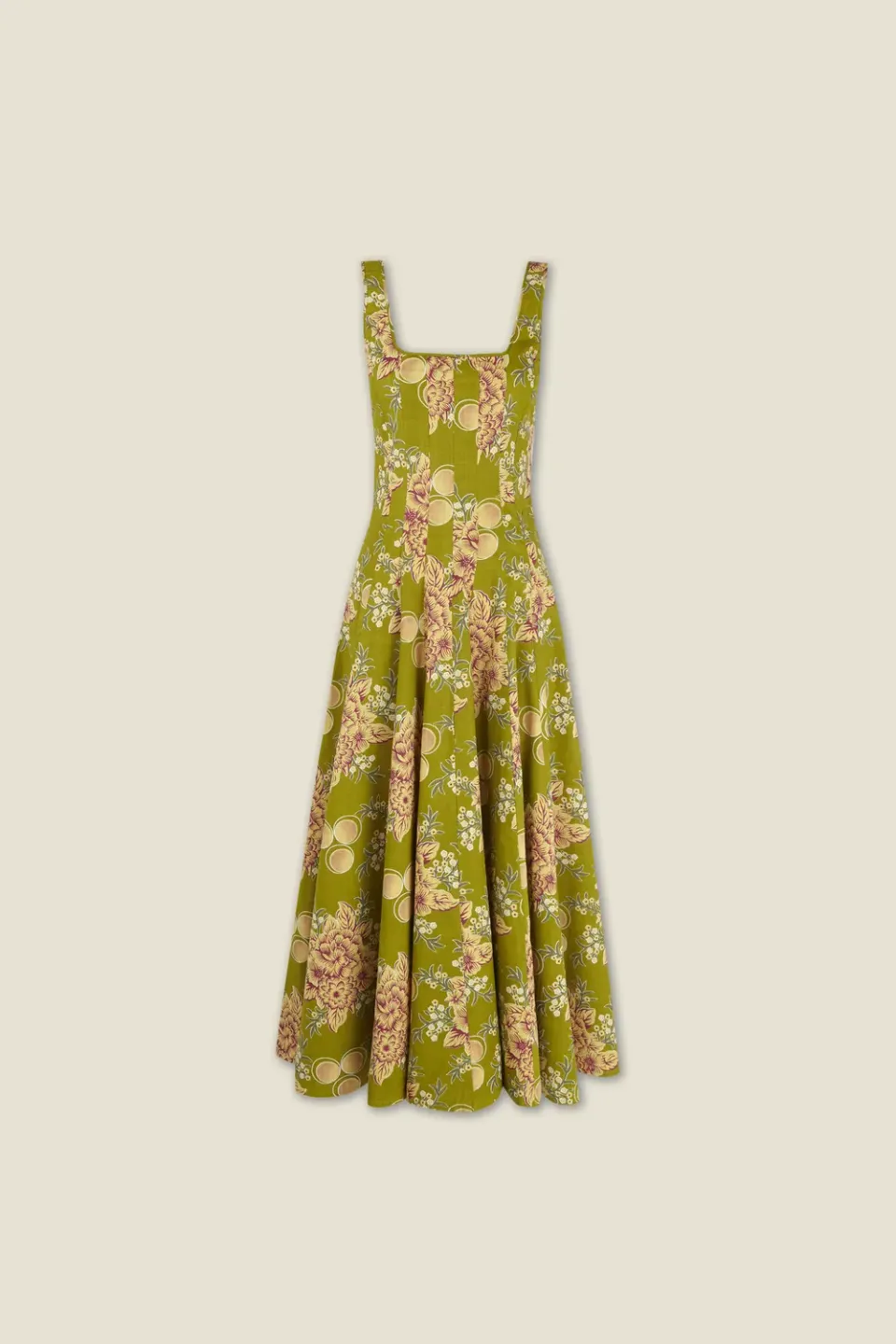 Dahlia Audrey Dress Lime abito corsetto verde