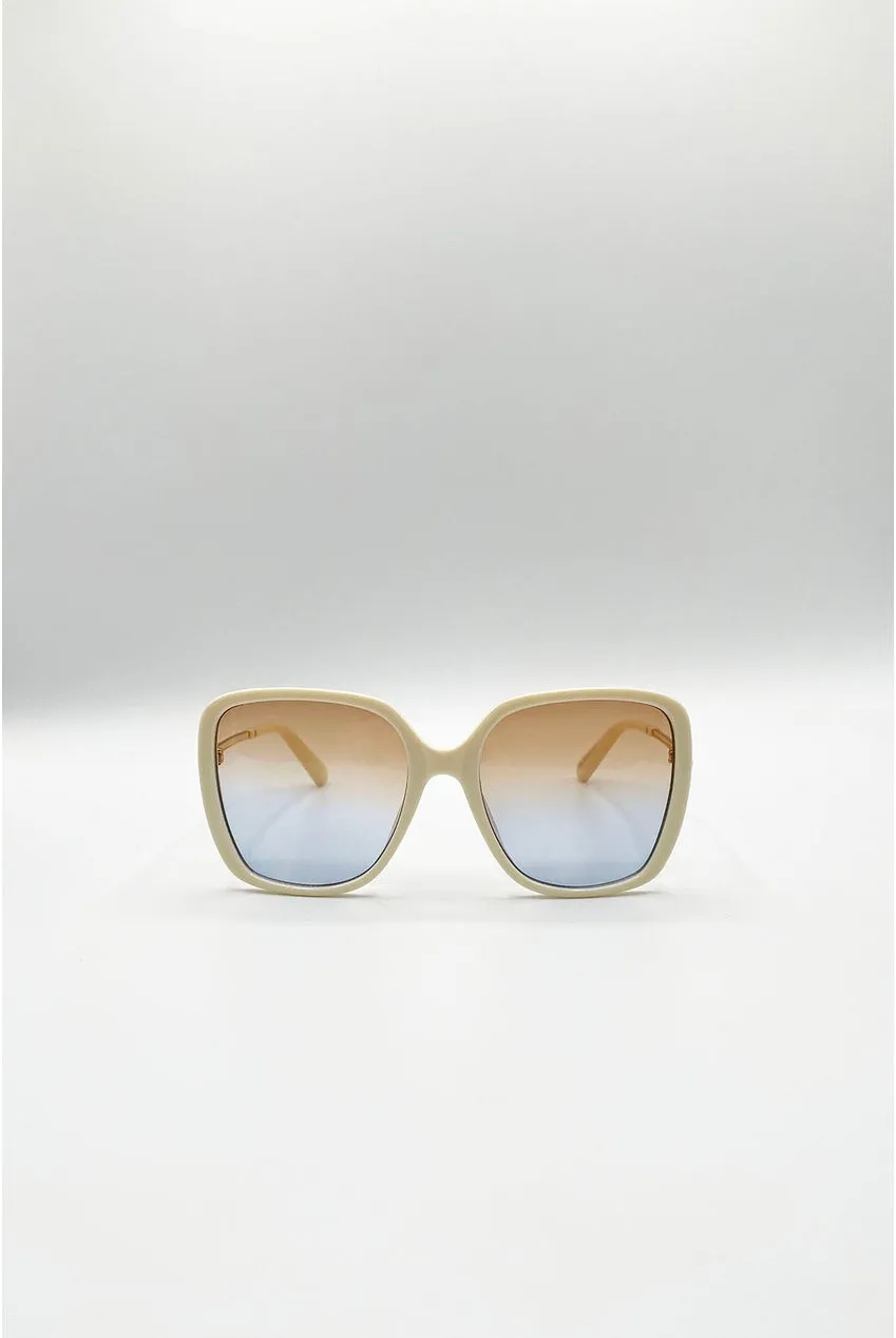 SVNX Oversized Square SG2601728 occhiali da sole beige