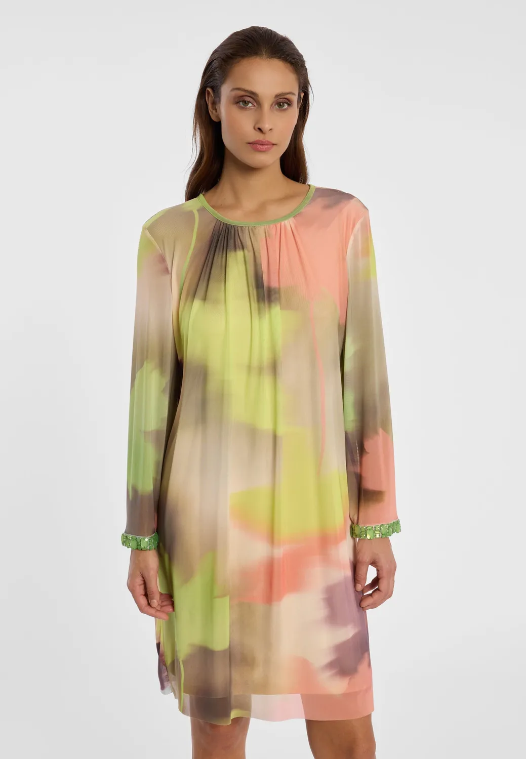 Ana Alcazar Denai abito tunica tie-dye pastello
