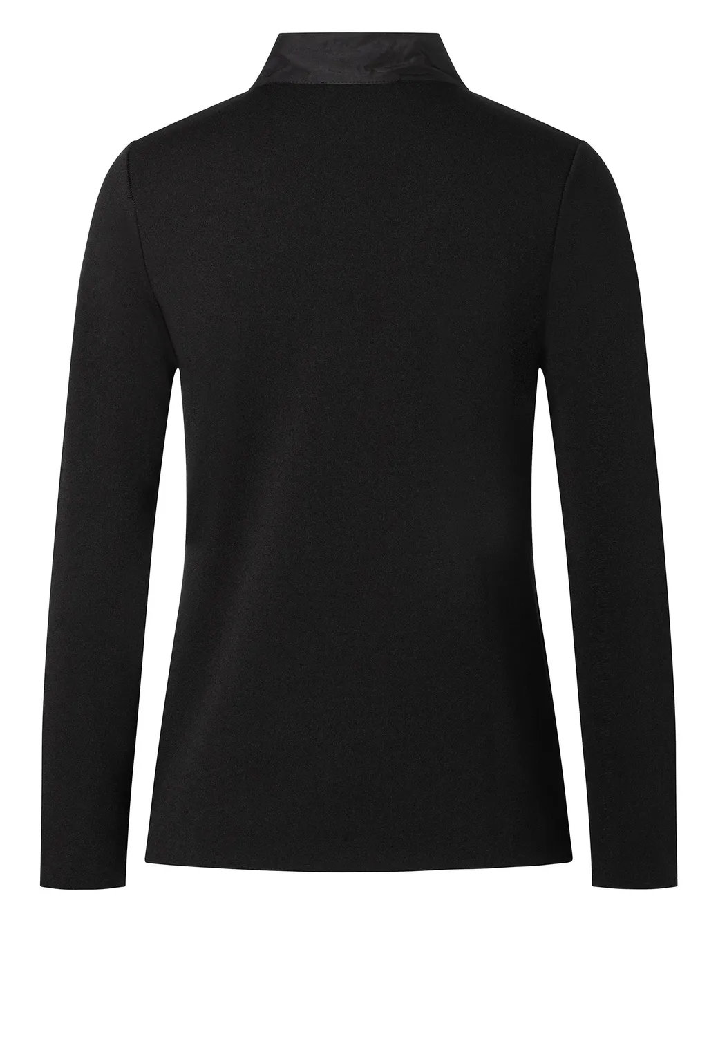 Ana Alcazar Ebany top fiocco organza nero