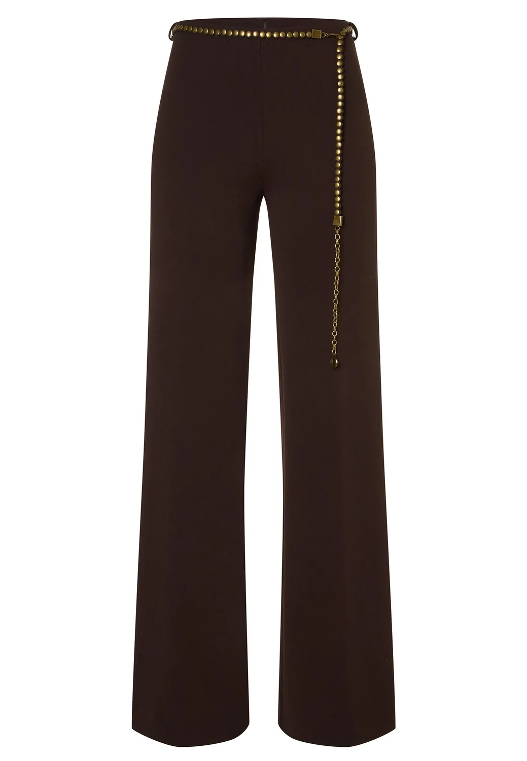 Ana Alcazar Evorille pantaloni larghi espresso cintura