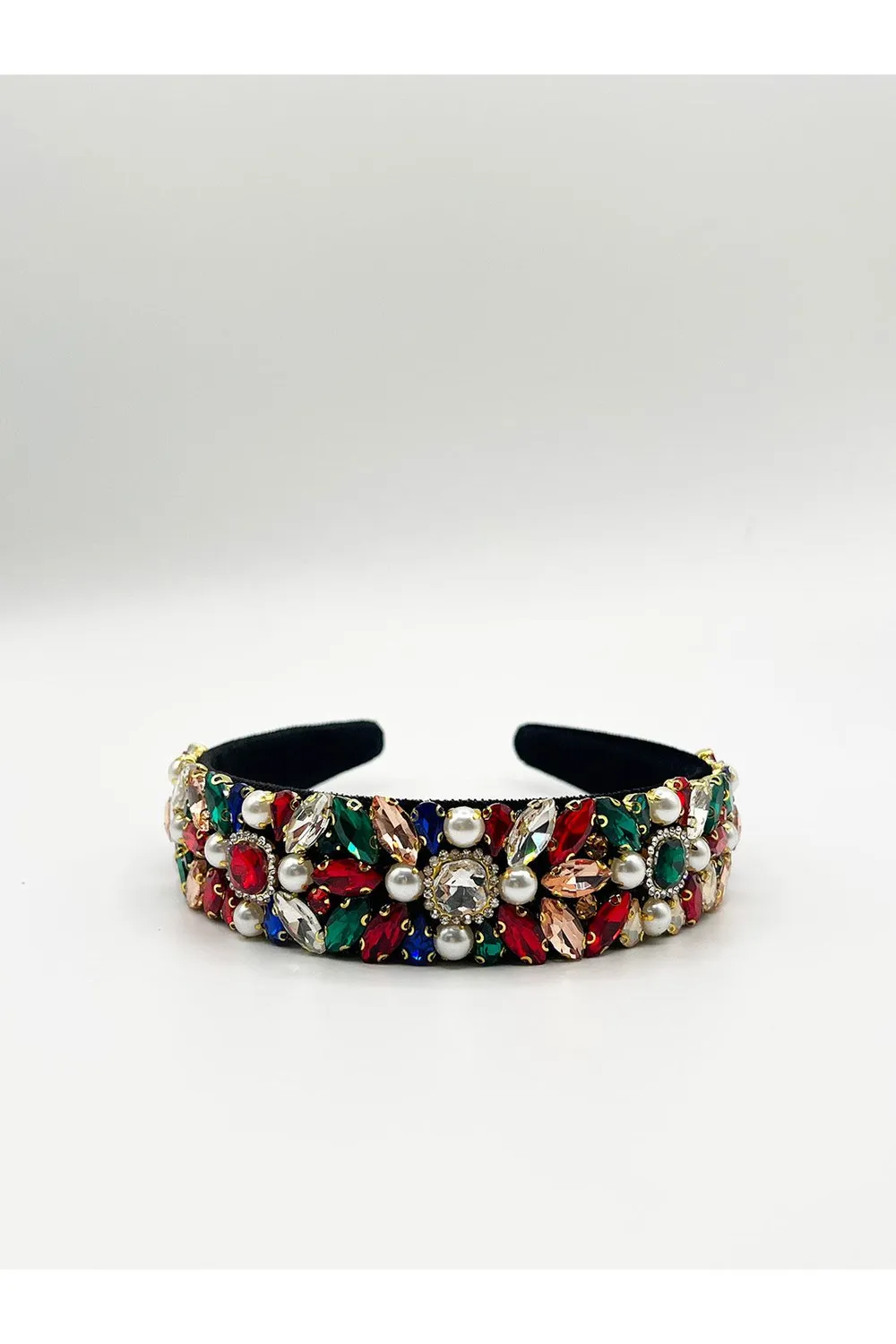 SVNX Embellished Crystal cerchietto capelli multicolor