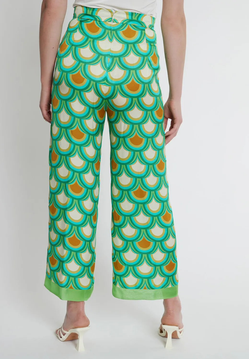 Ana Alcazar Kebly pantaloni pinocchietto satin