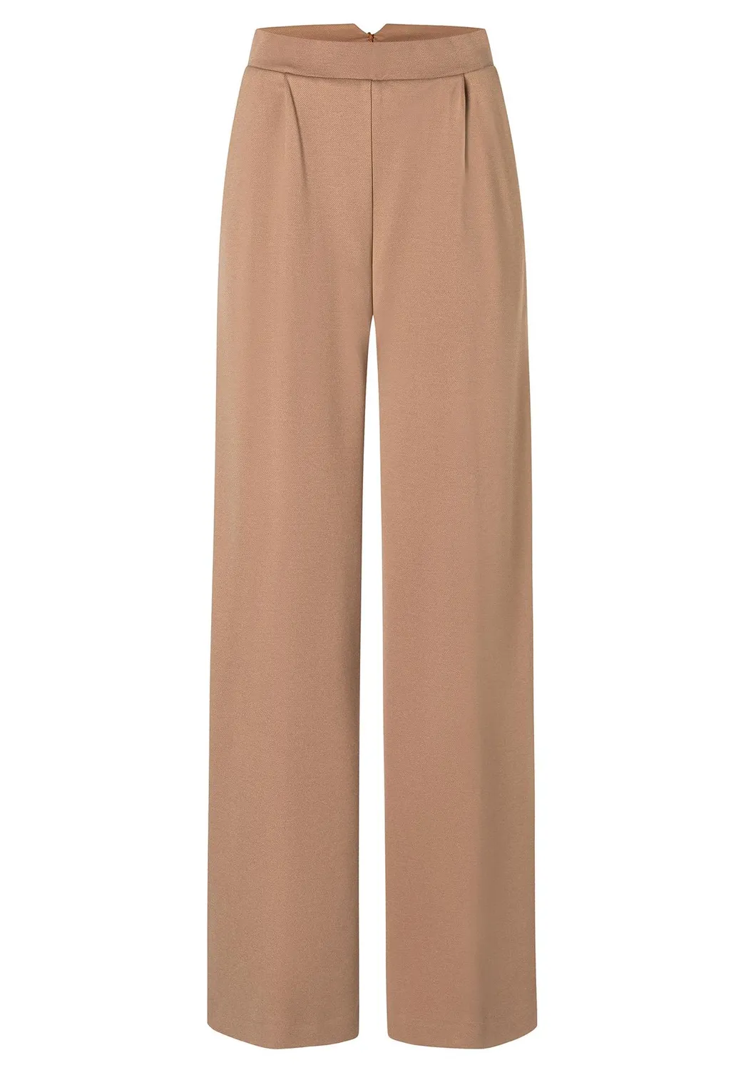 Ana Alcazar Aiby pantaloni palazzo beige pieghe