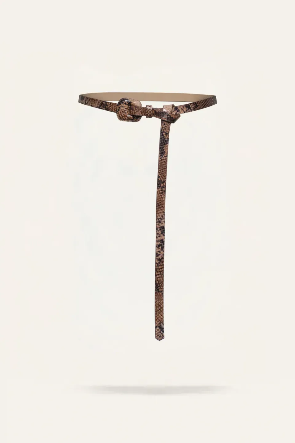 Johanna Ortiz Python Ancestral cintura pelle marrone