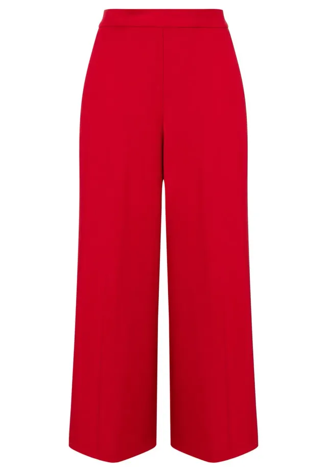 Ana Alcazar Sistya culotte jersey rossa 7/8 con tasche
