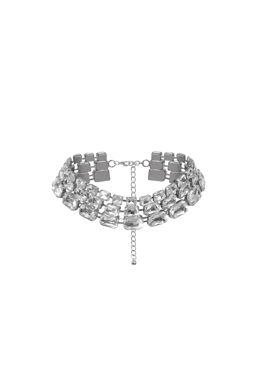 Bella Barnett Judith choker argento con strass