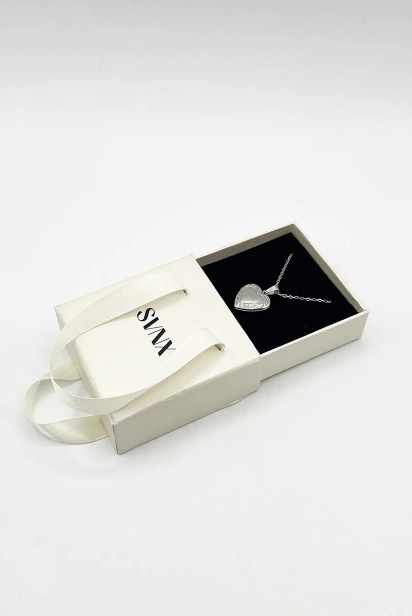 SVNX JE317521 collana cuore argento