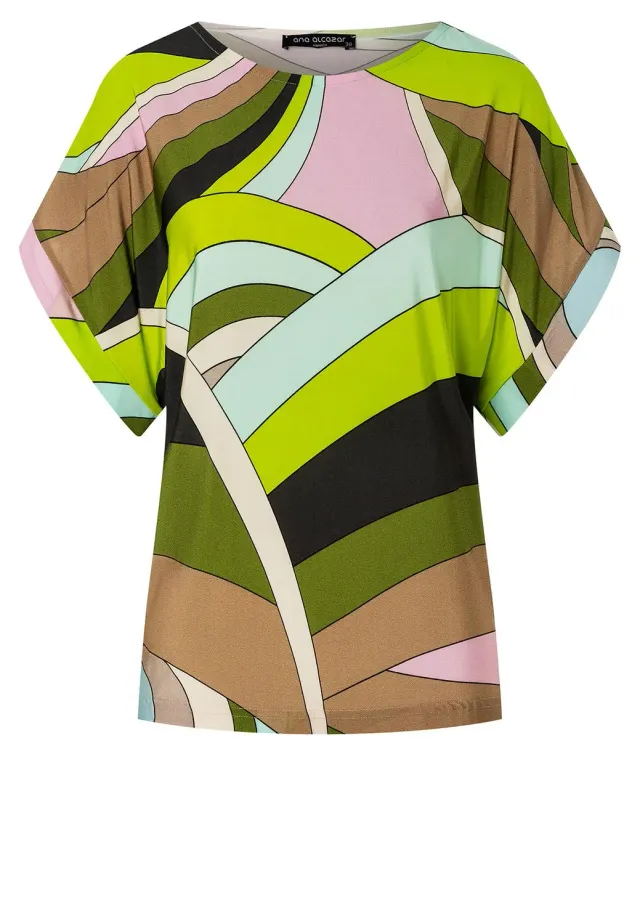 Ana Alcazar Pirwea top fantasia multicolor