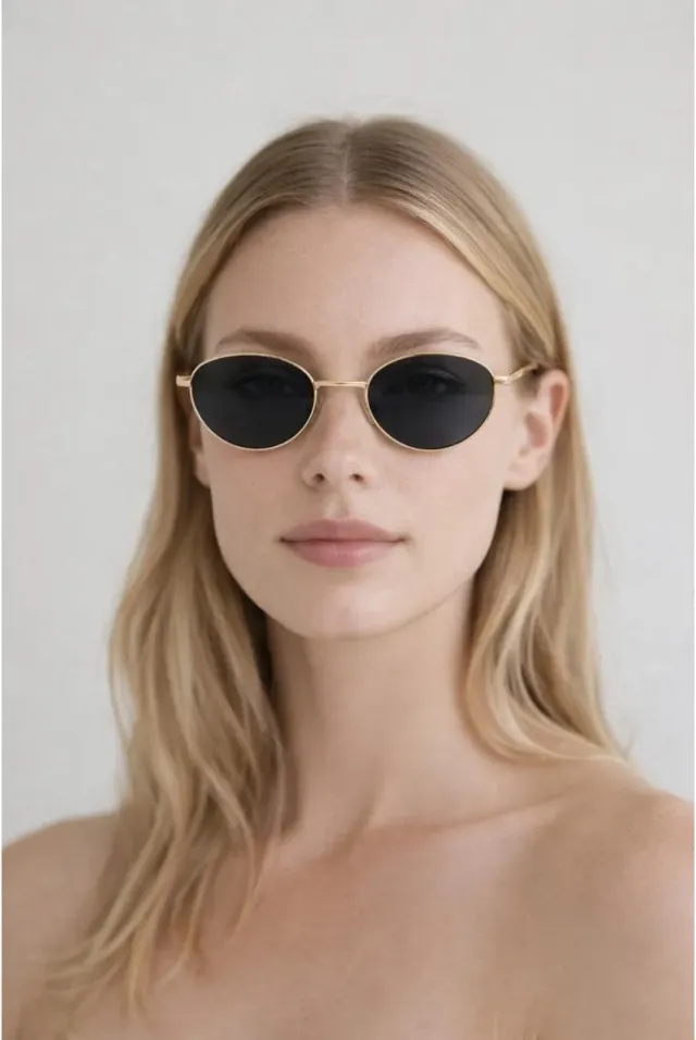 SVNX Oval Cat Eye SG2600002 occhiali neri metallo