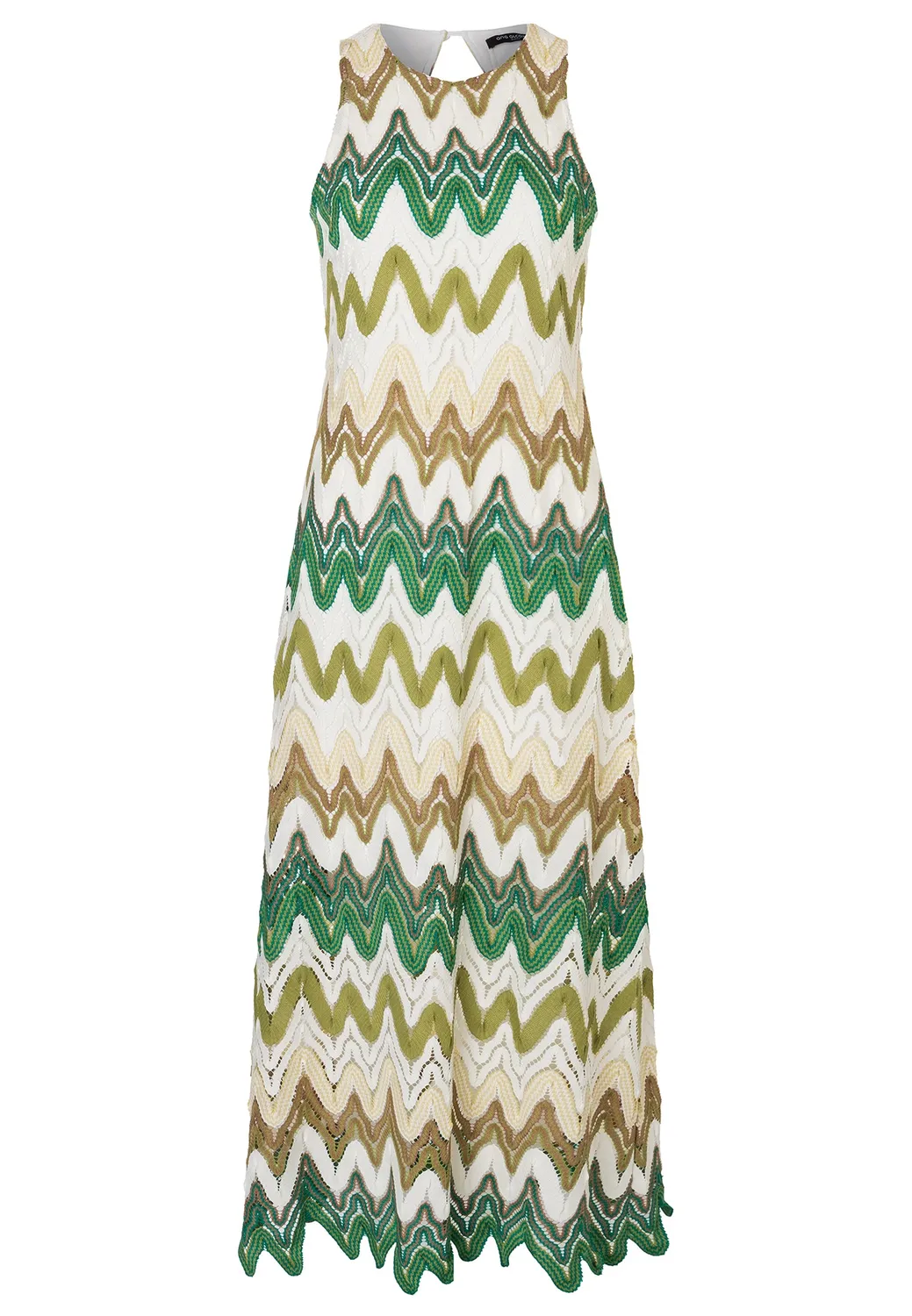 Ana Alcazar Dimra maxi abito maglia verde