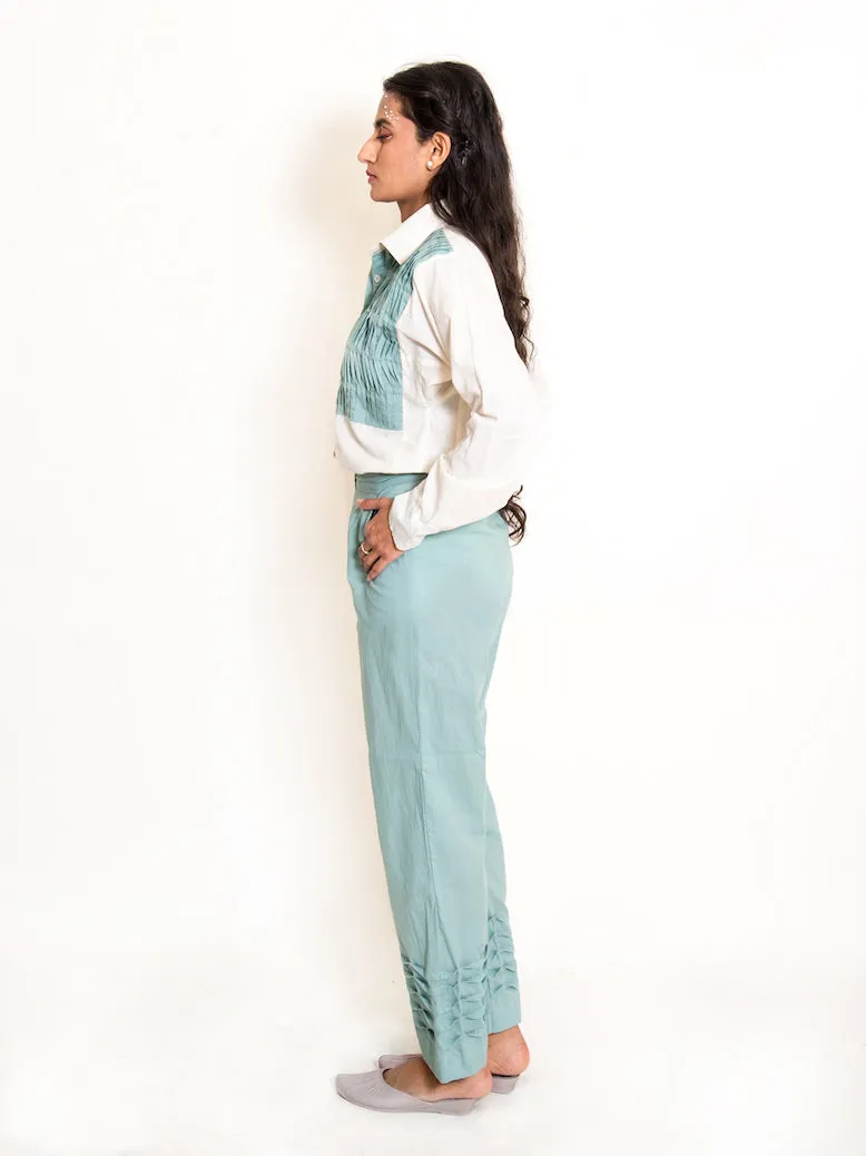 Our Dve Cordelia Finn coordinato cotone verde menta