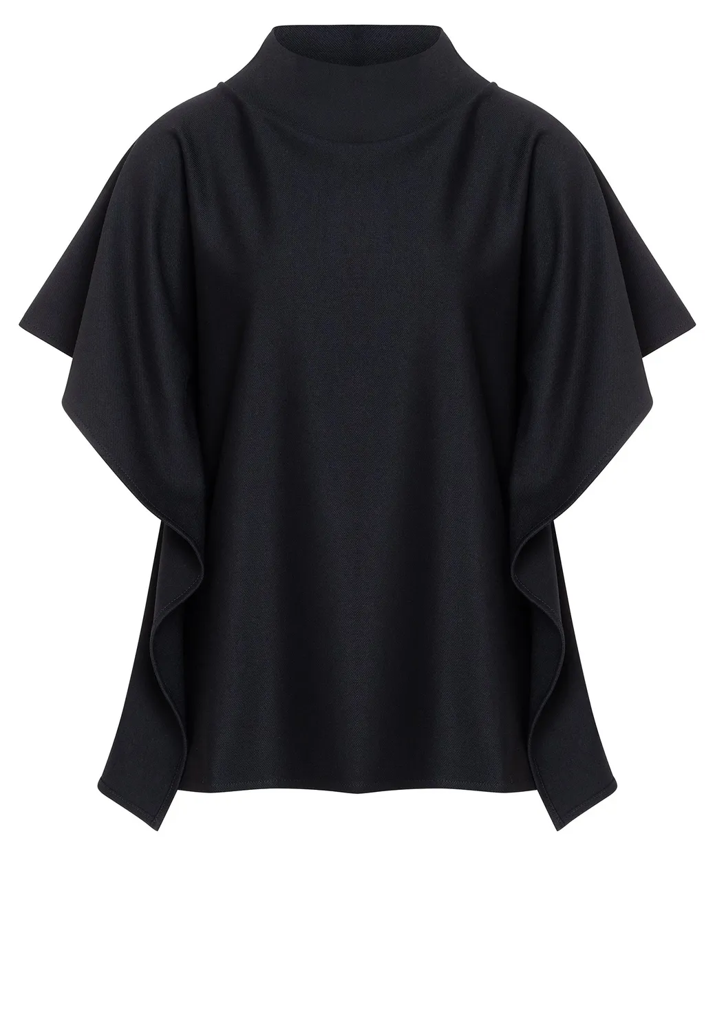 Ana Alcazar Akana top beige scollo barca jersey fluido