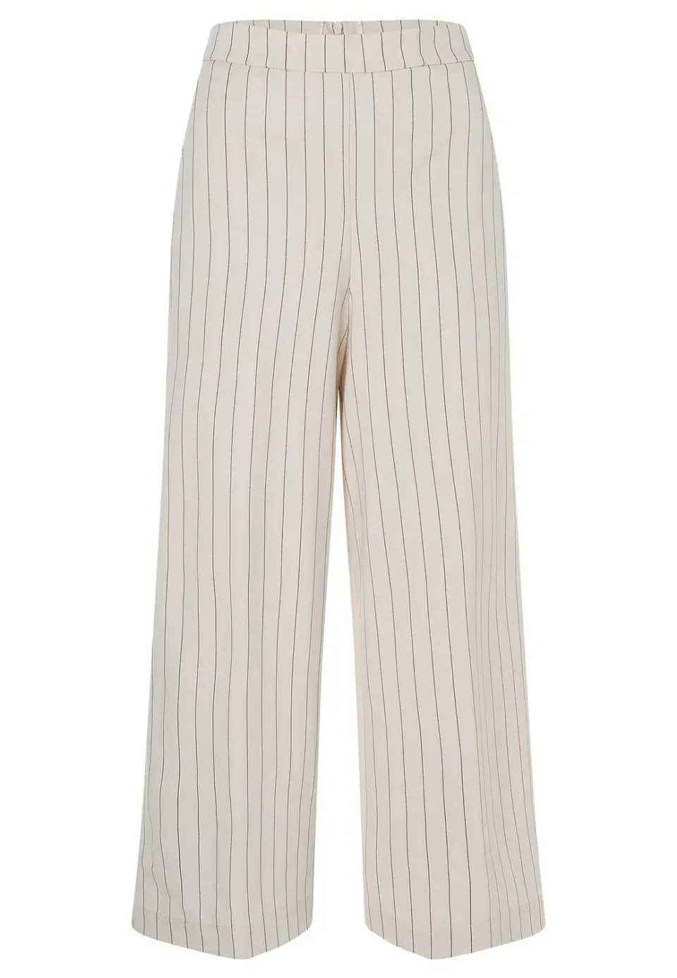 Ana Alcazar Zasina pantaloni culotte ecru gessati