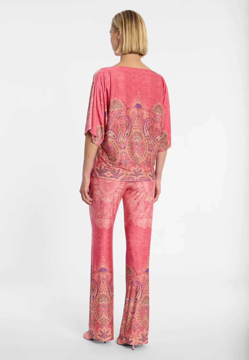 Ana Alcazar Dryna top fantasia paisley viola