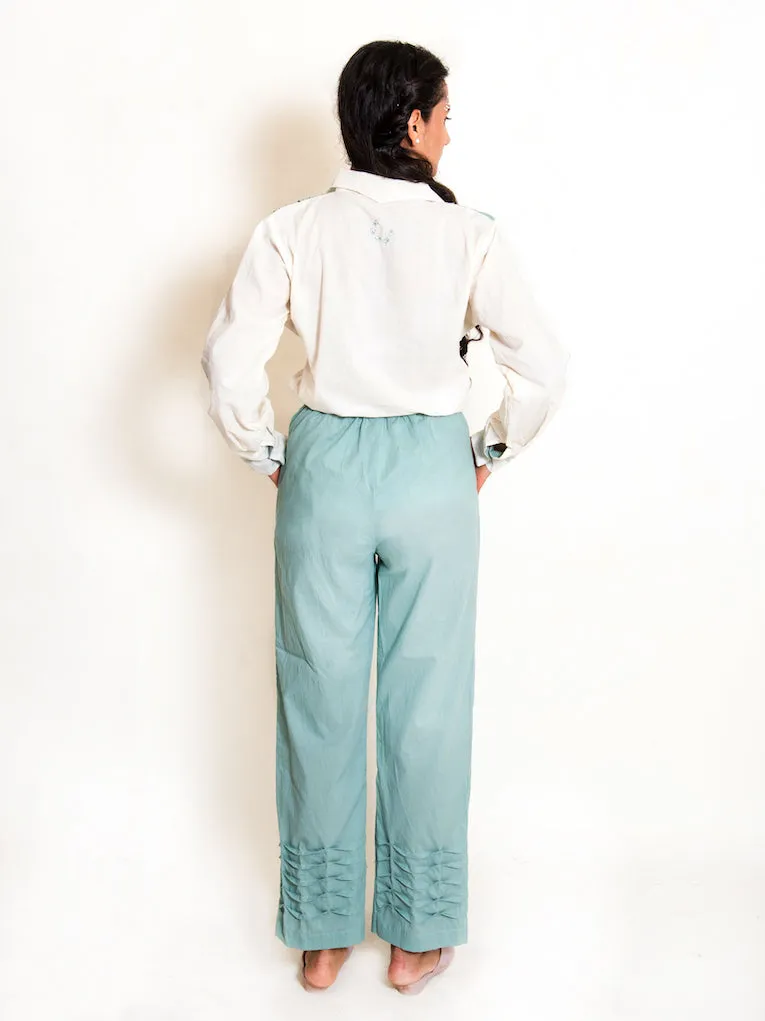 Our Dve Cordelia Finn coordinato cotone verde menta