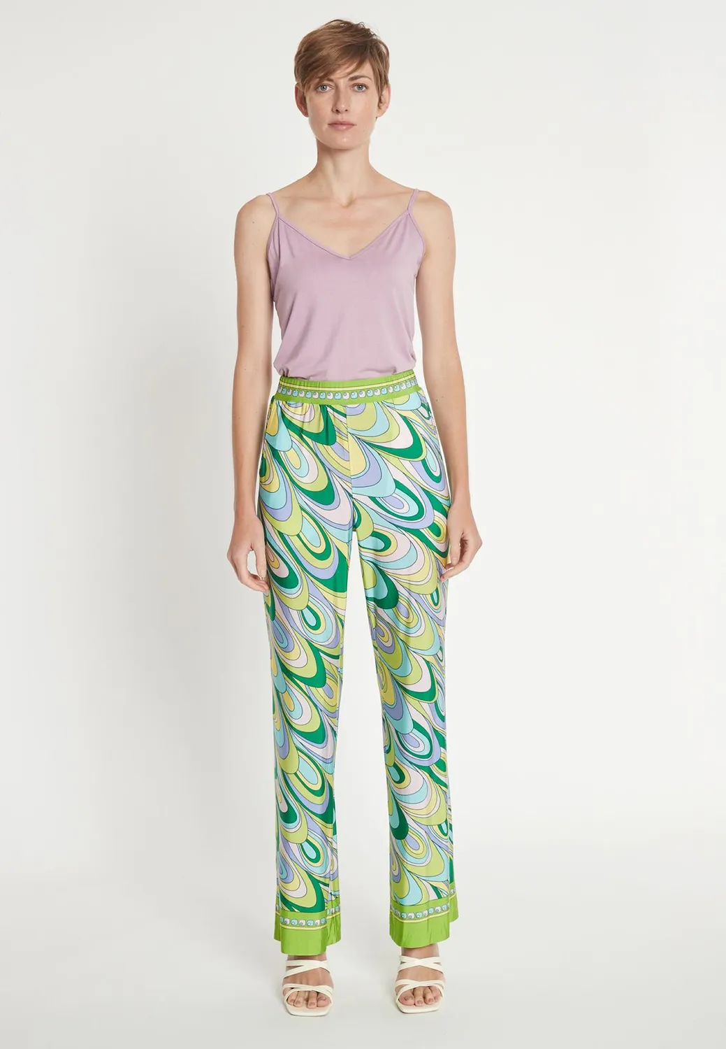Ana Alcazar Losima pantaloni fantasia retro