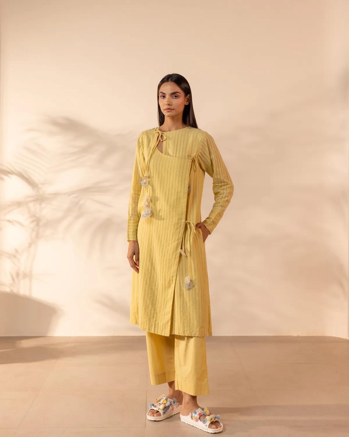Our Dve Honeydew completo cotone giallo ocra