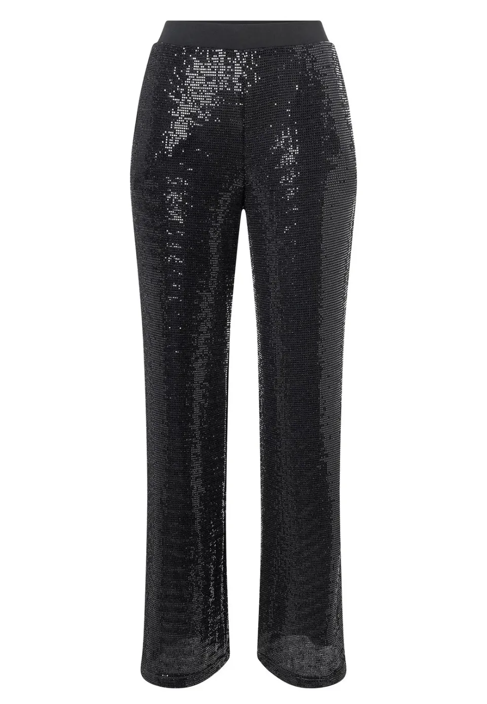 Ana Alcazar Ofyra pantaloni paillettes neri serata