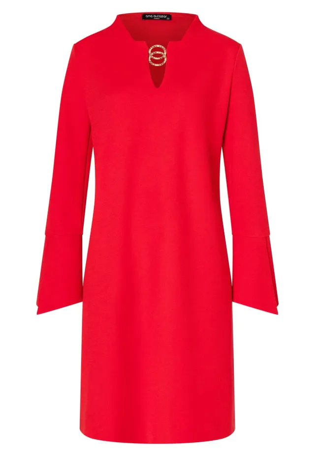 Ana Alcazar Okelly abito rosso linea A