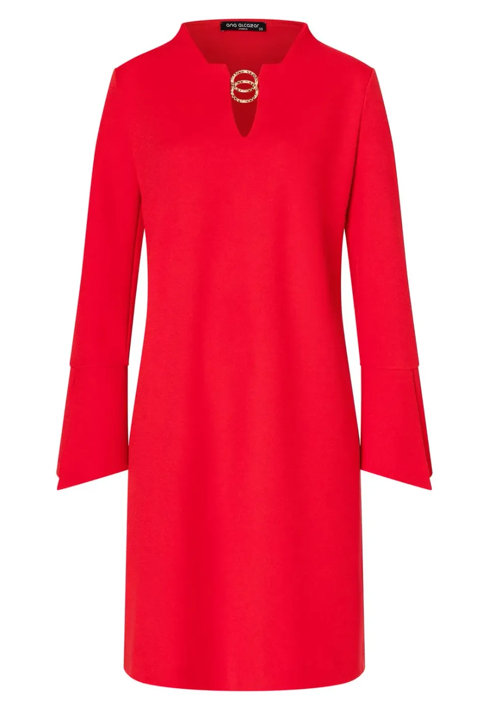Ana Alcazar Okelly abito rosso linea A