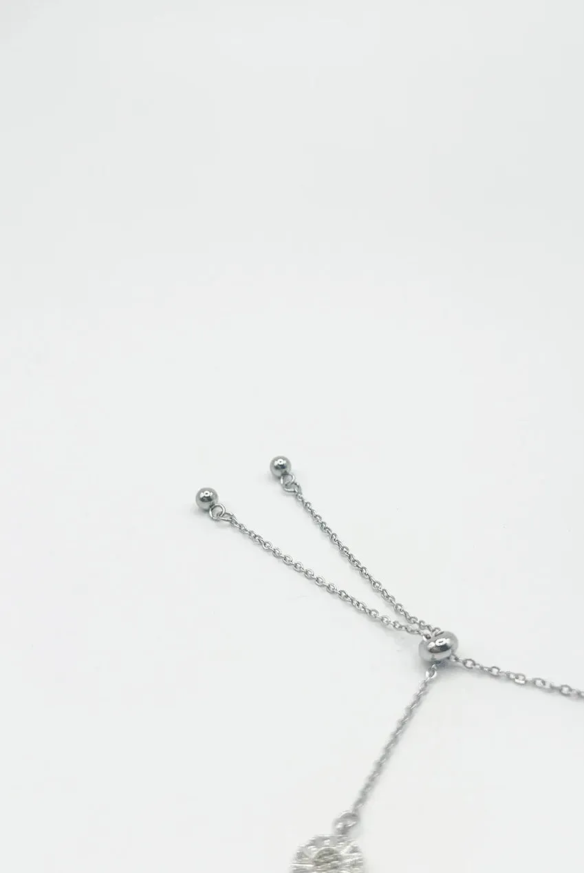 SVNX Bracciale Argento Cuore Diamante Regalo